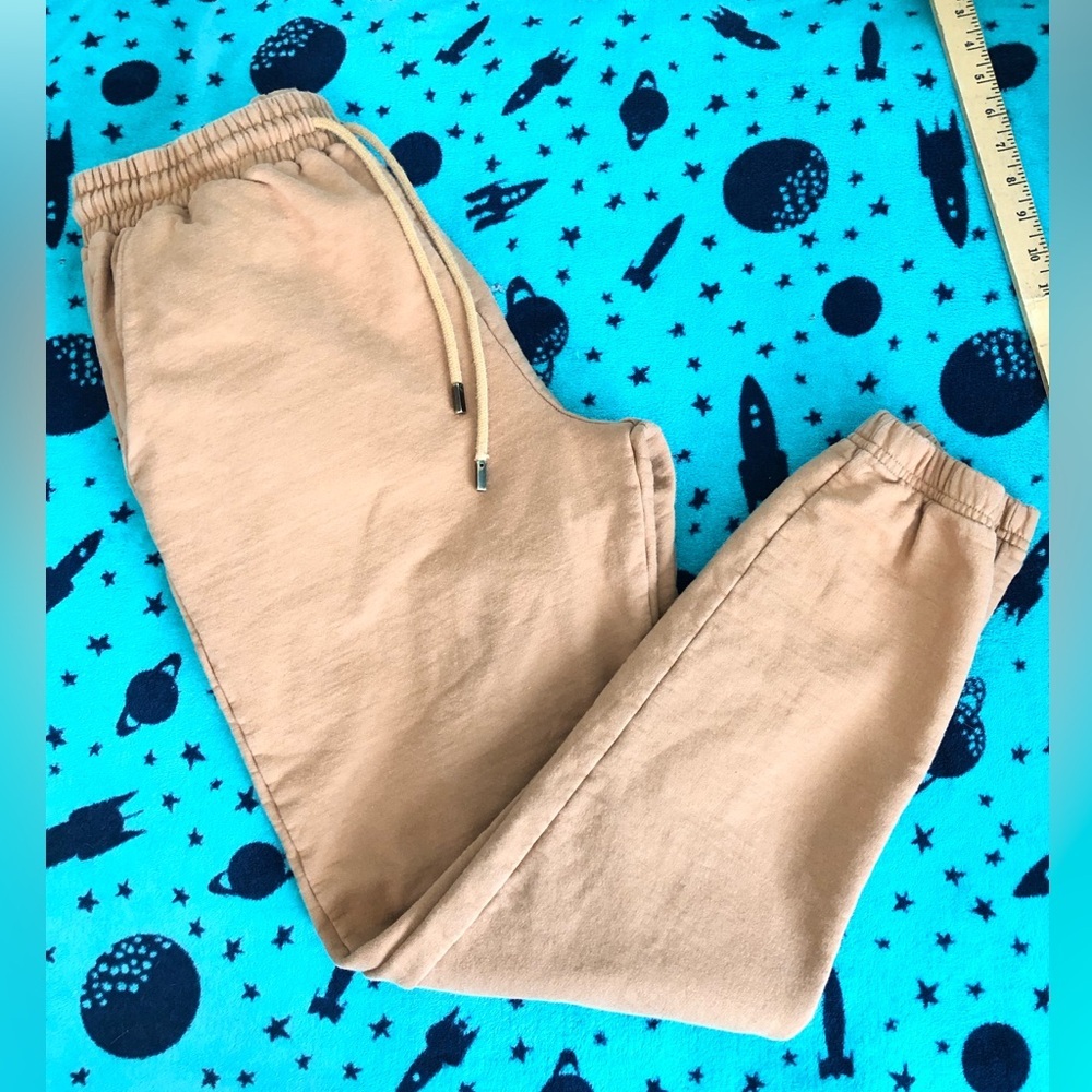 SNAX tan Cotton Jogging Pants Mens M